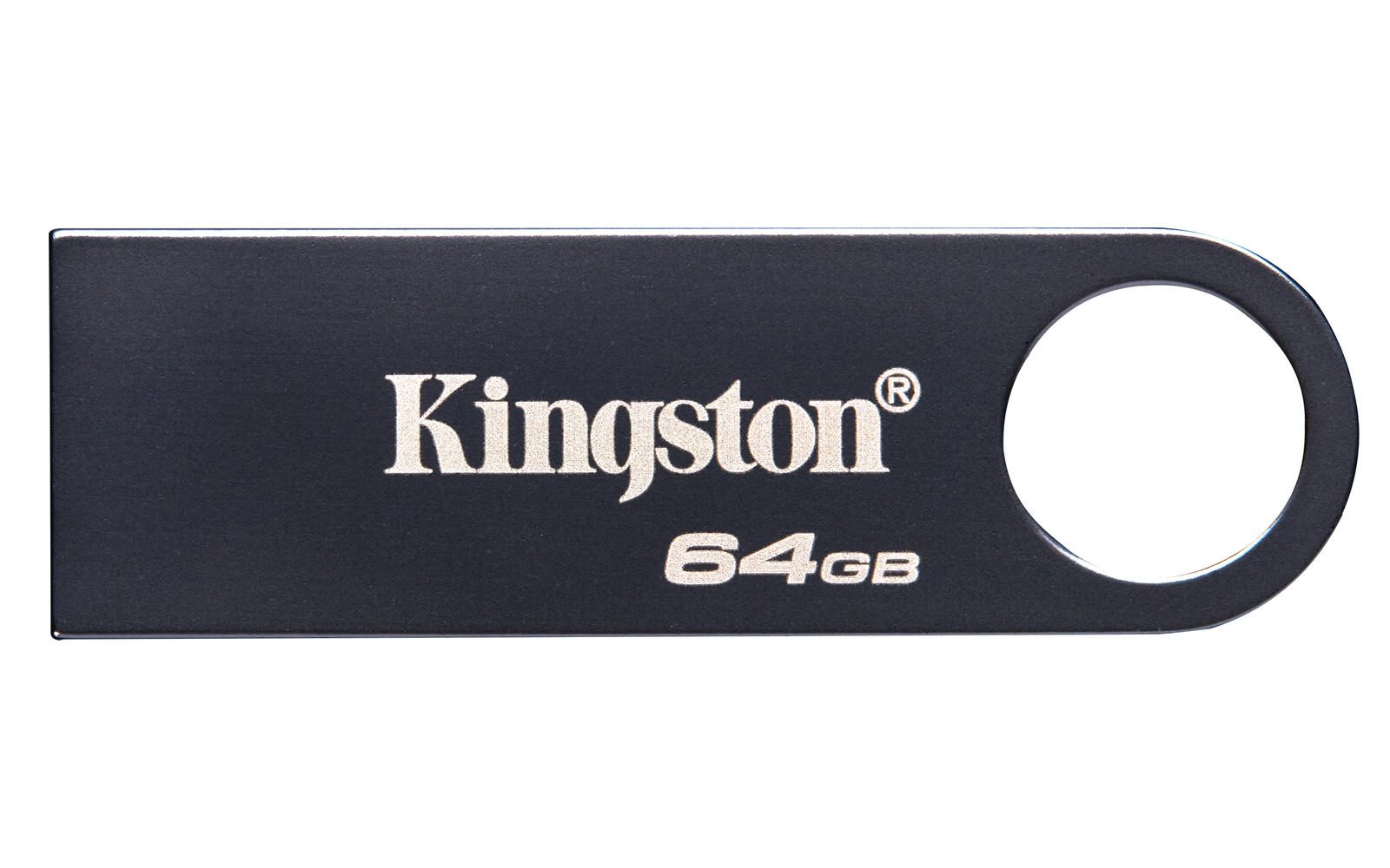Kingston DataTraveler SE9 G3 USB-Stick 64 GB - Dunkles Nickel