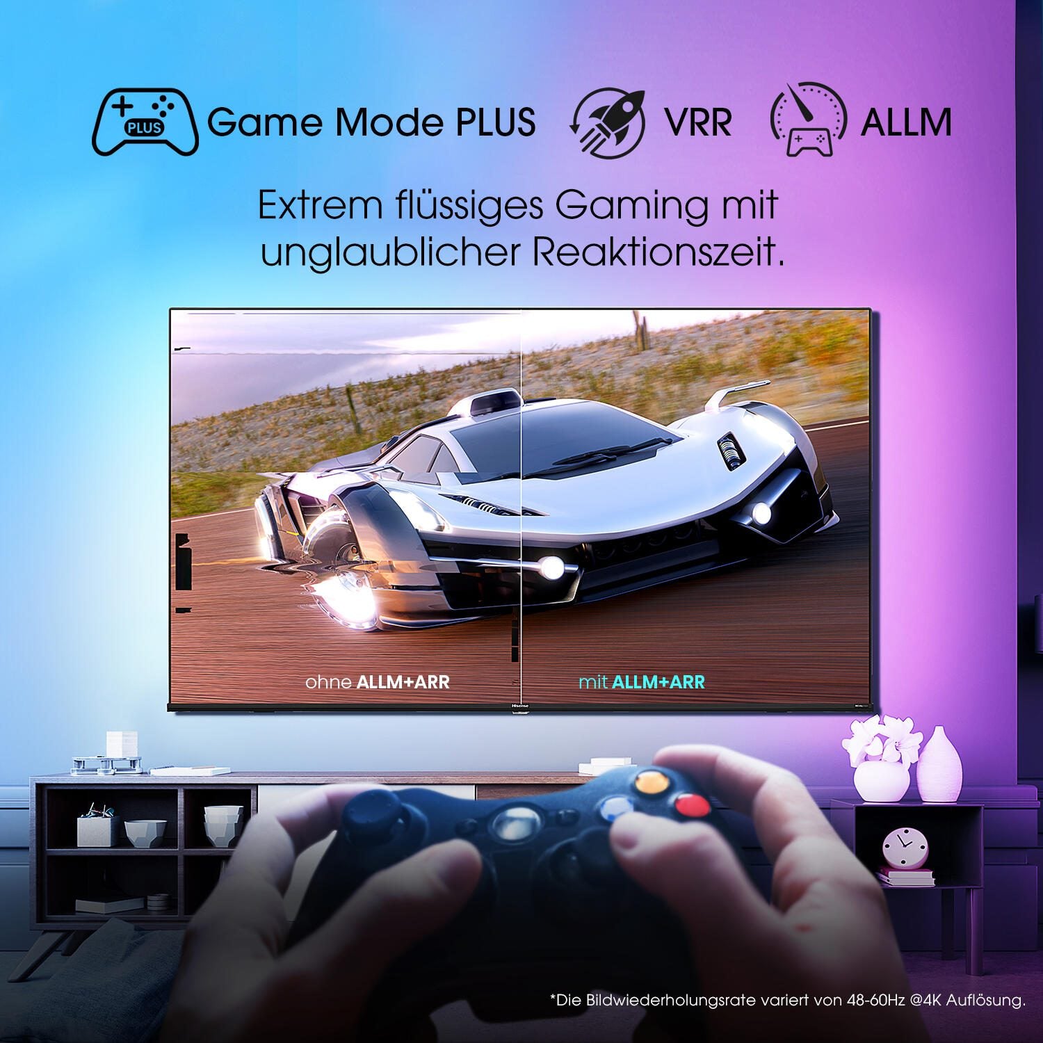 Hisense 65E78HQ QLED Fernseher 165,1 cm 65 Zoll