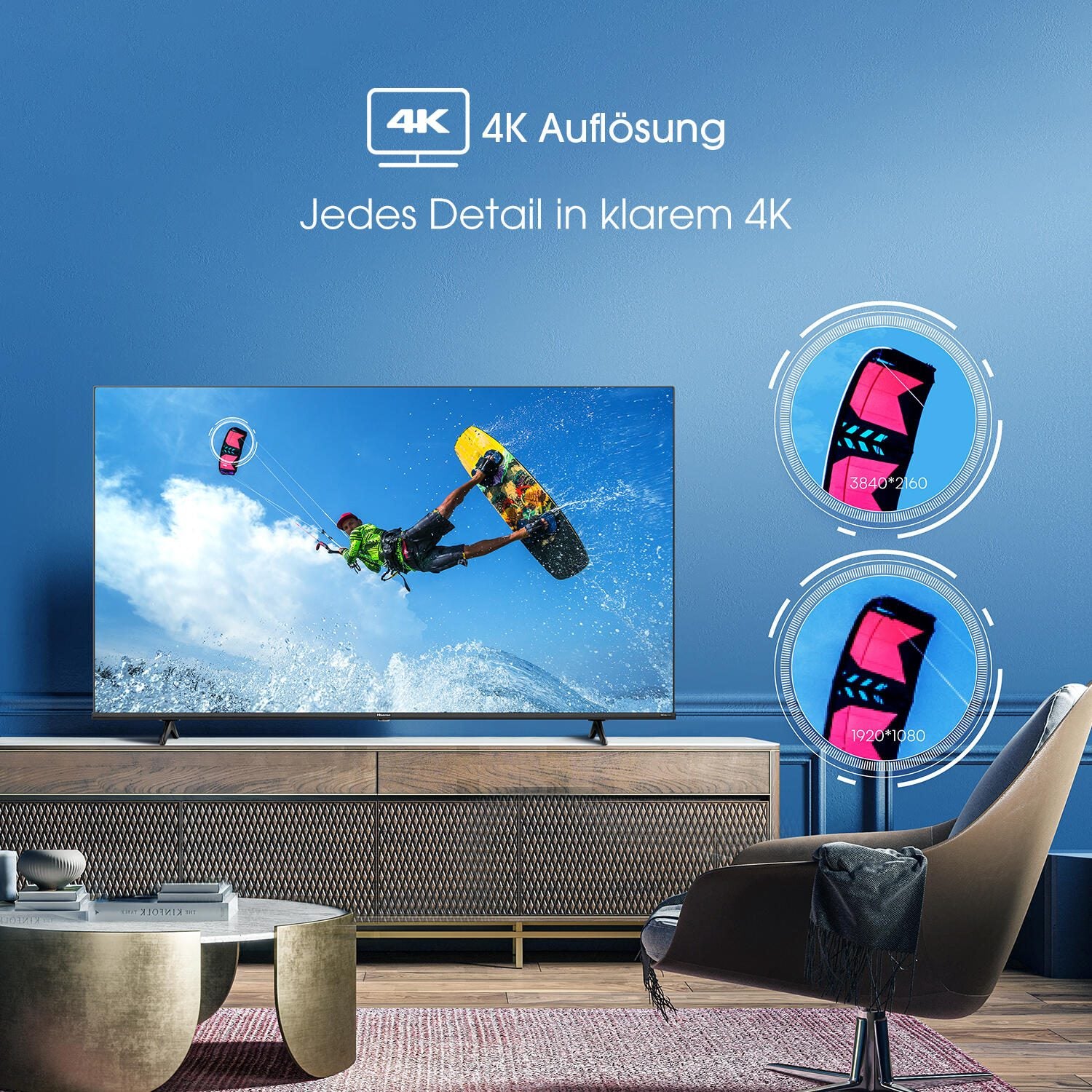 Hisense 65E78HQ QLED Fernseher 165,1 cm 65 Zoll