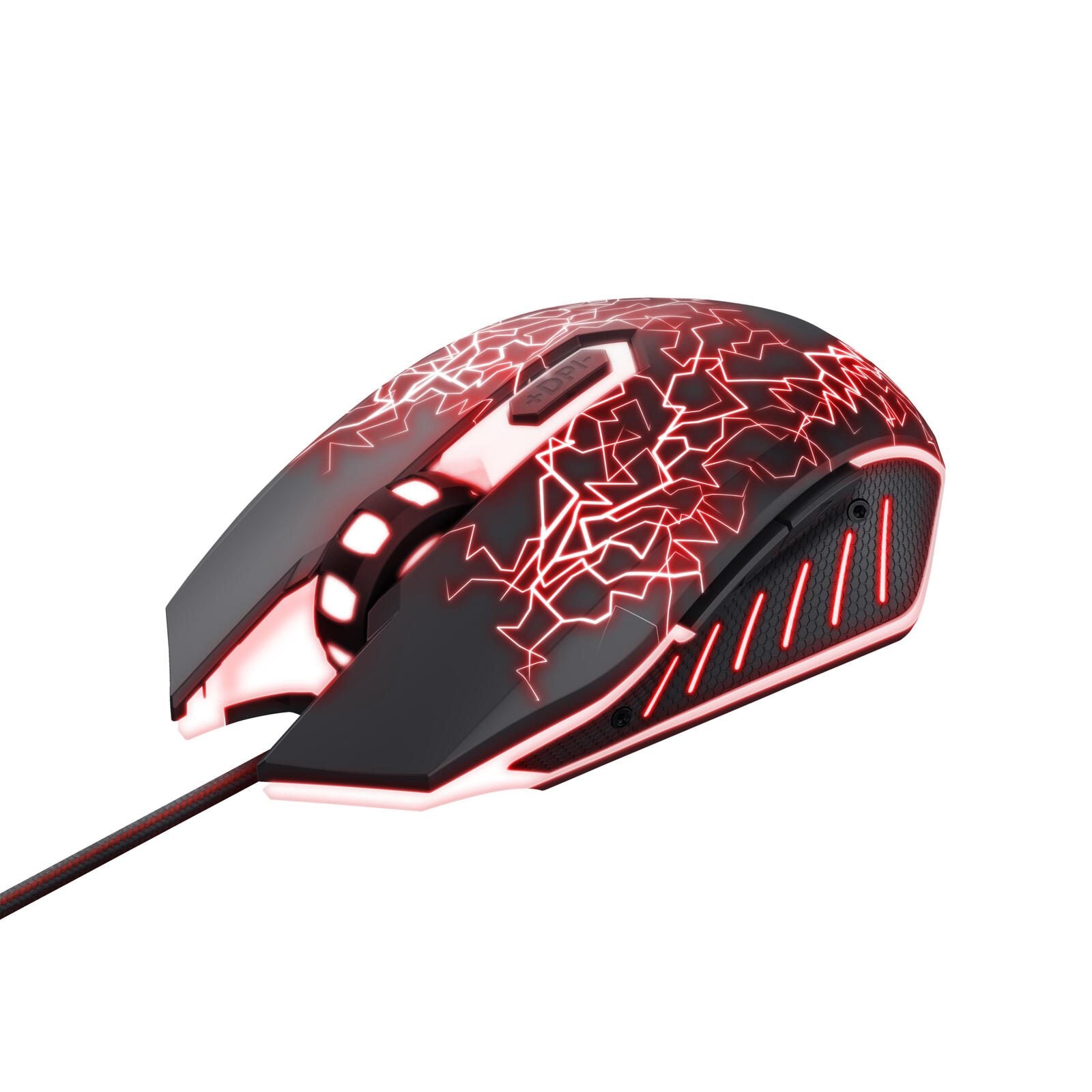 Trust Gaming Gamer-Maus und Mauspad - Schwarz