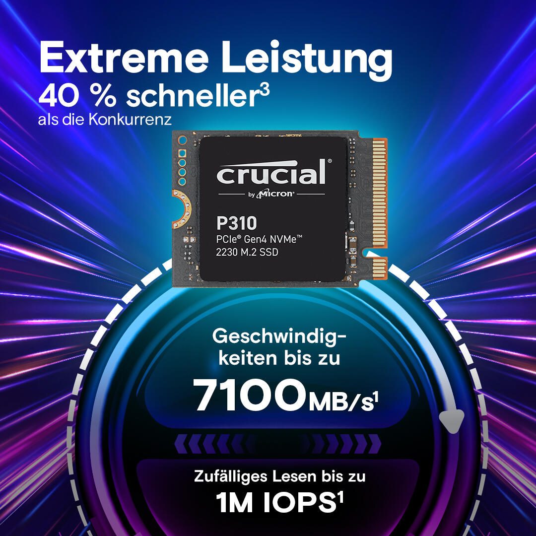 Crucial P310 Extreme Performance M.2 SSD - 2 TB