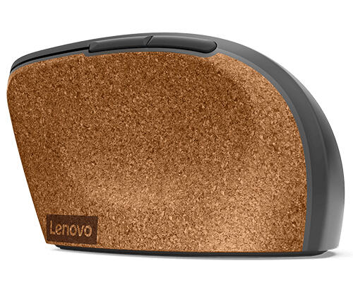 Lenovo Go Vertikale kabellose Maus - Grau, Kork