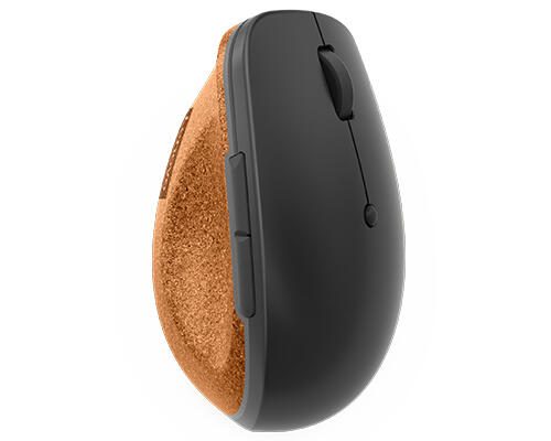 Lenovo Go Vertikale kabellose Maus - Grau, Kork