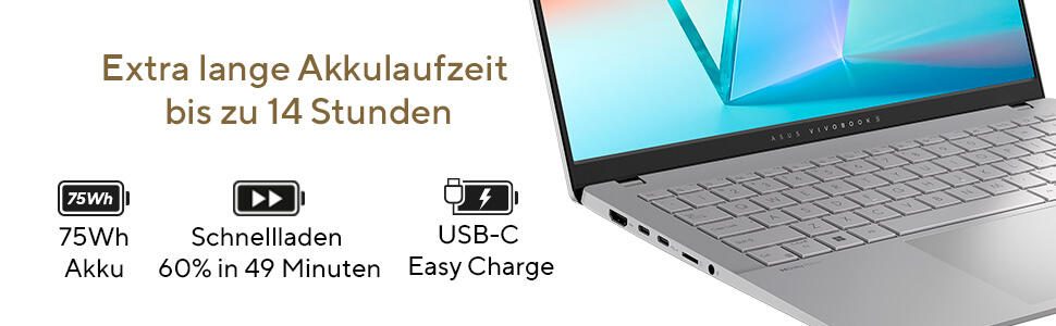 ASUS Vivobook S 14 M5406KA-QD037W AMD Ryzen AI 7 350 Notebook 35,6 cm (14')