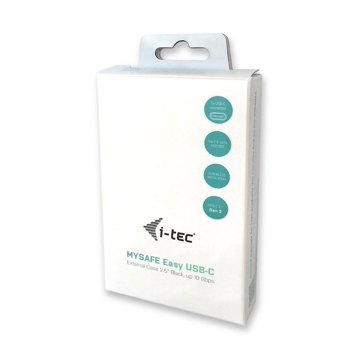 i-tec MySafe USB-C 3.1 Gen. 2 Easy Gehäuse für 2.5' SATA Festplatten
