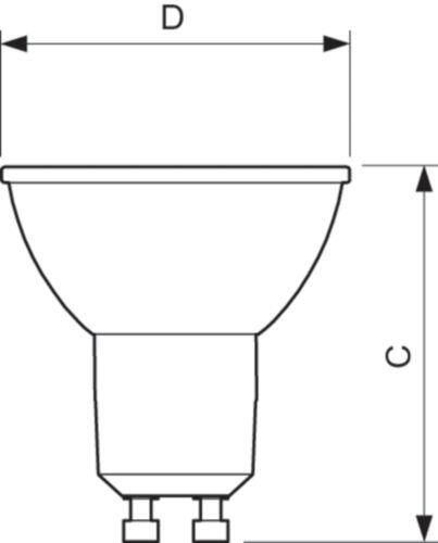 Philips CorePro LEDspot - LED-Spot-Glühbirne - GU10 - 4 W - Warmweiß - 2700 K