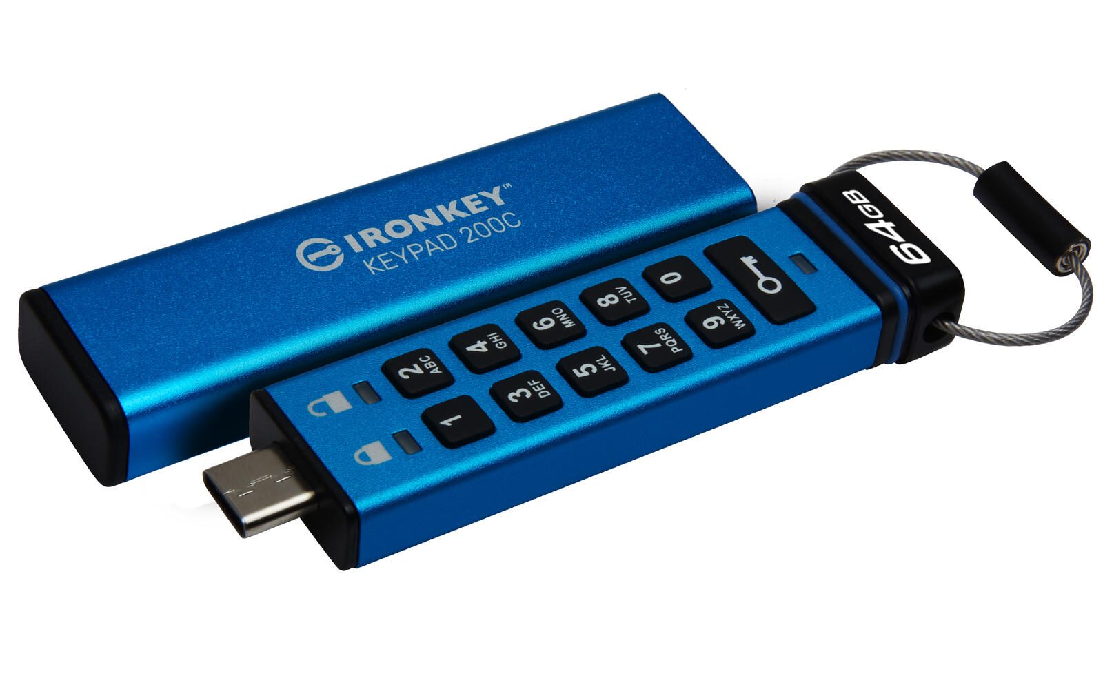 Kingston IronKey Keypad 200C - USB-Stick - 64 GB