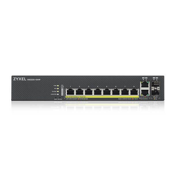 Zyxel GS2220-10HP Switch 10-Port Managed L2+ PoE