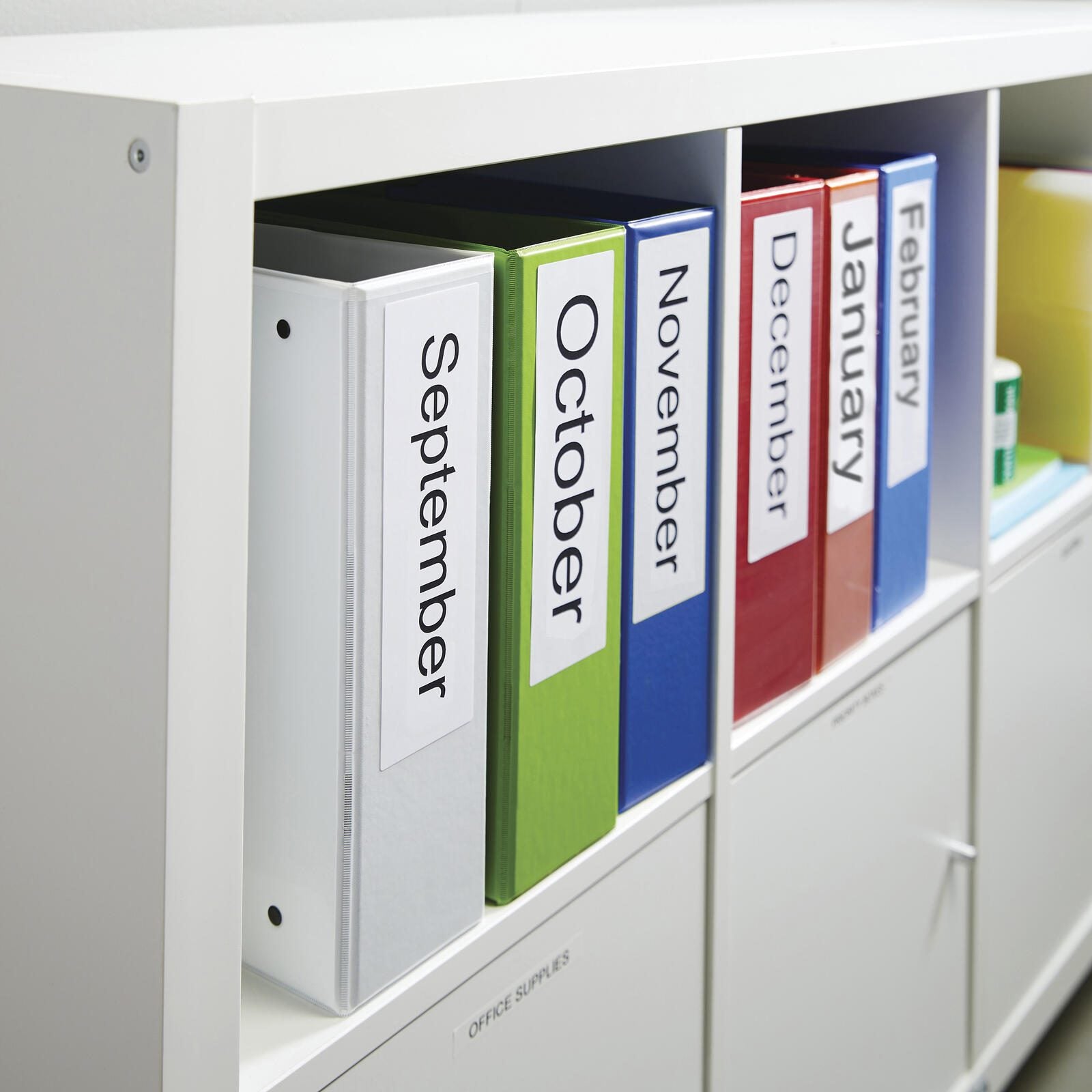 DYMO® Original Etikett für LabelWriter™, Ordner breit - weiss - permanent haftend, 1 x 110 Etiketten