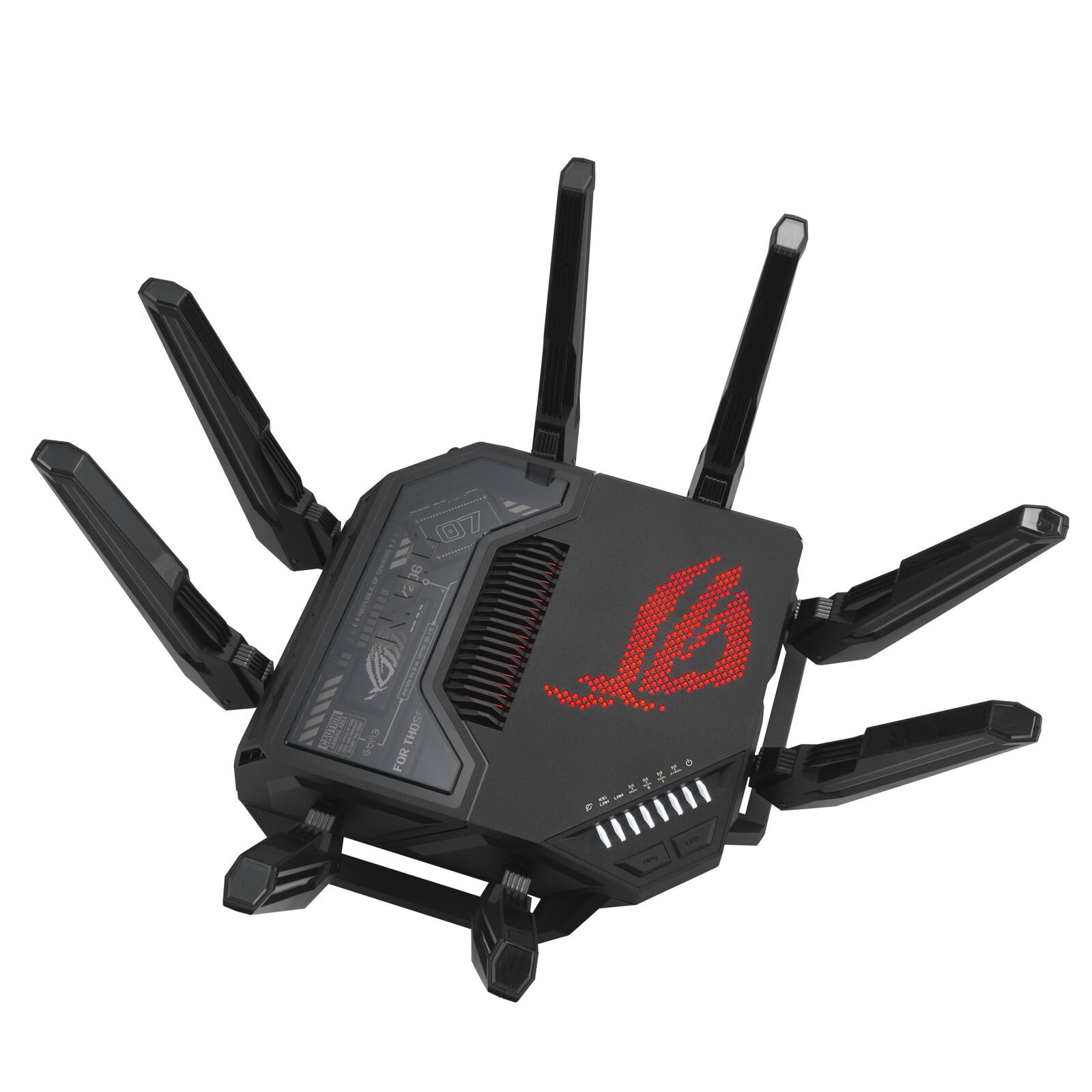 ASUS ROG Rapture GT-BE98 Quad-Band WiFi 7 Gaming Router (320MHz Bandbreite, duale 10G Ports, Backup WAN, Mobile Game Mod