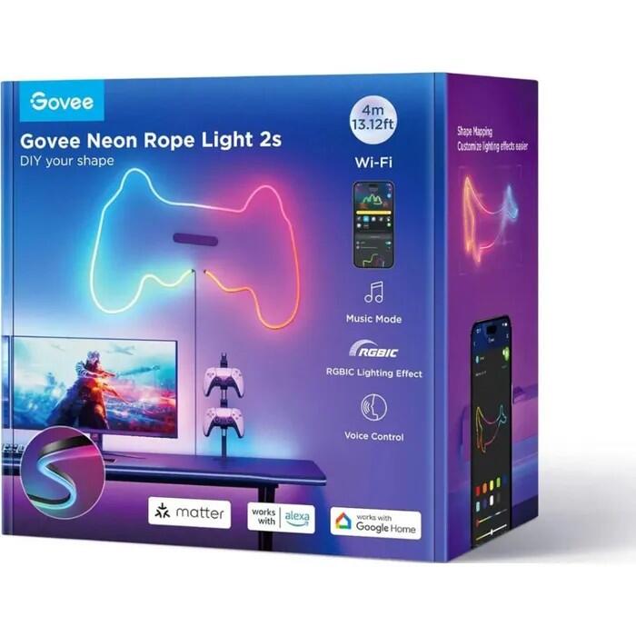 Govee RGBIC LED Neon Strip Light 4,0m black