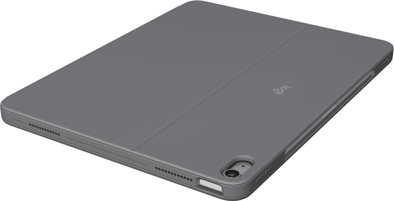 Logitech Combo Touch Tastatur und Foliohülle mit Trackpad oxford grey