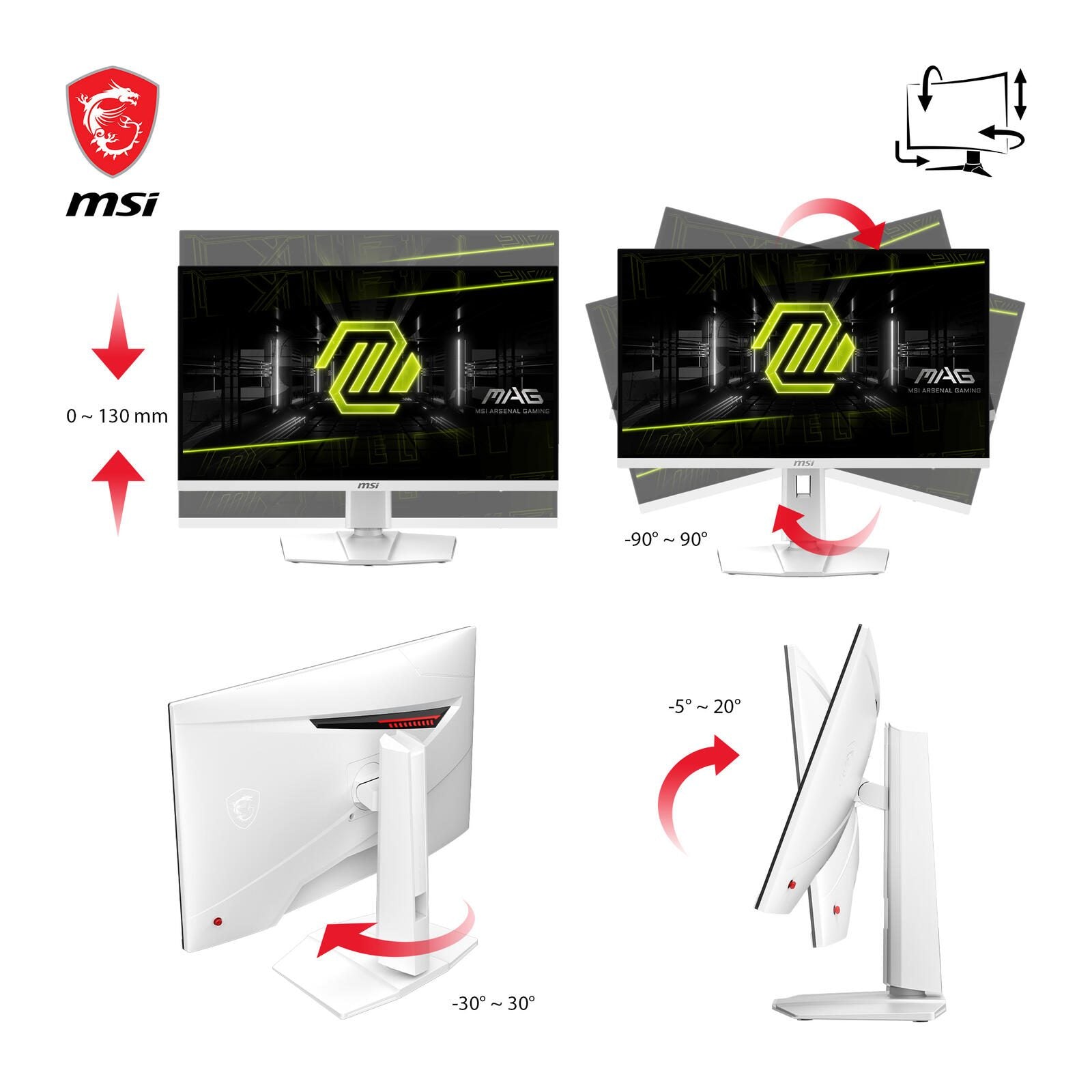 B-WARE MSI MAG 274URFWDE Esports Gaming-Monitor 27' (69 cm)