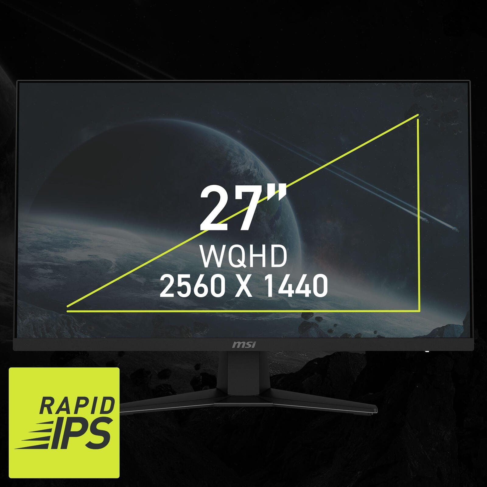 MSI MAG 274QFDE X24 Rapid IPS WQHD Gaming Display 68,6 cm (27')