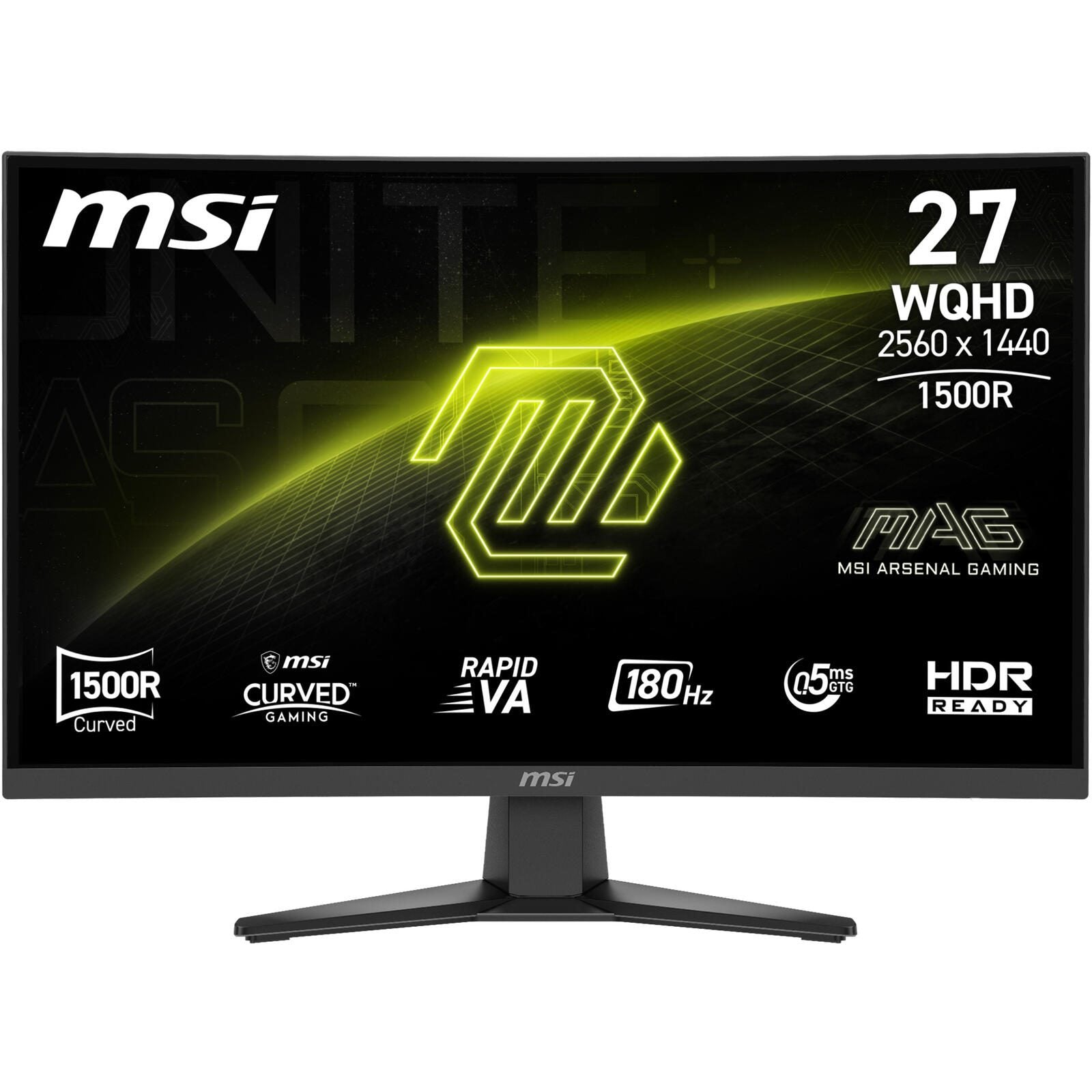 MSI MAG 275CQFDE E18 Rapid VA WQHD Gaming Display 68,6 cm (27')