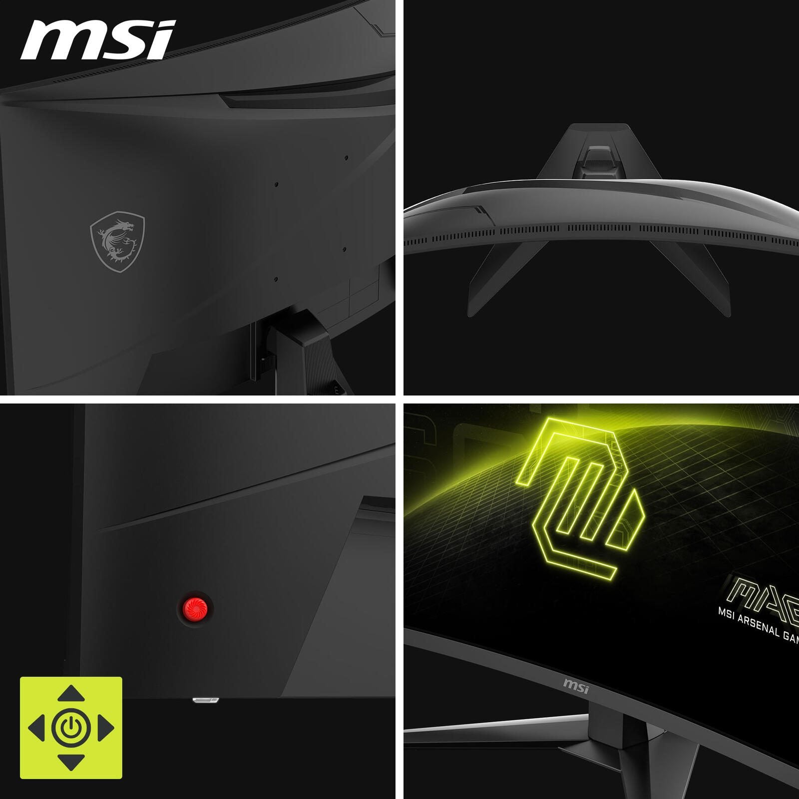 MSI MAG 275CQFDE E18 Rapid VA WQHD Gaming Display 68,6 cm (27')