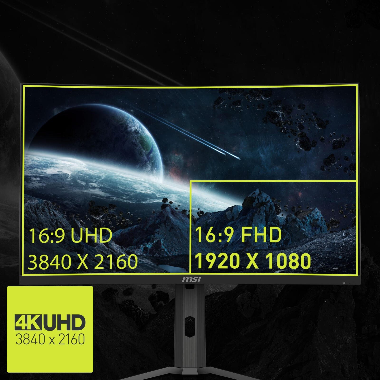 MSI MAG 321CUPDFDE 4K Ultra HD Curved Gaming Display 80 cm (31.5')