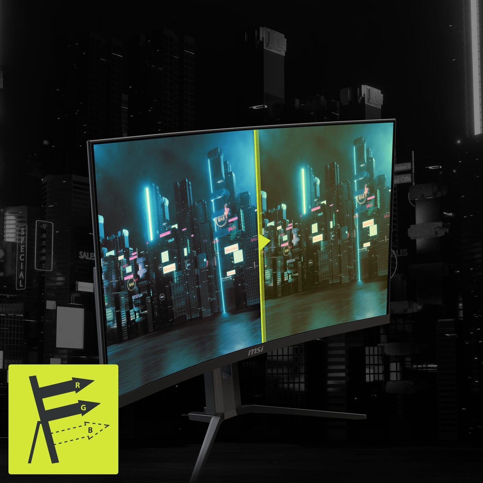 MSI MAG 321CUPDFDE 4K Ultra HD Curved Gaming Display 80 cm (31.5')