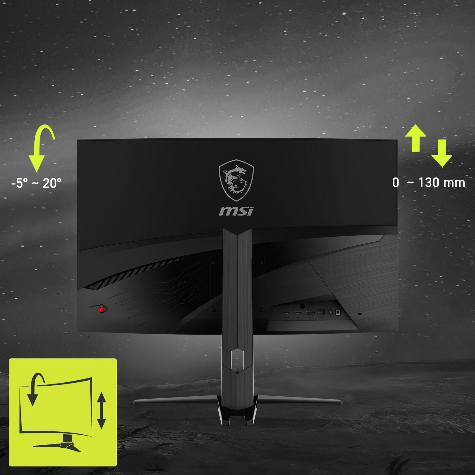 MSI MAG 321CUPDFDE 4K Ultra HD Curved Gaming Display 80 cm (31.5')