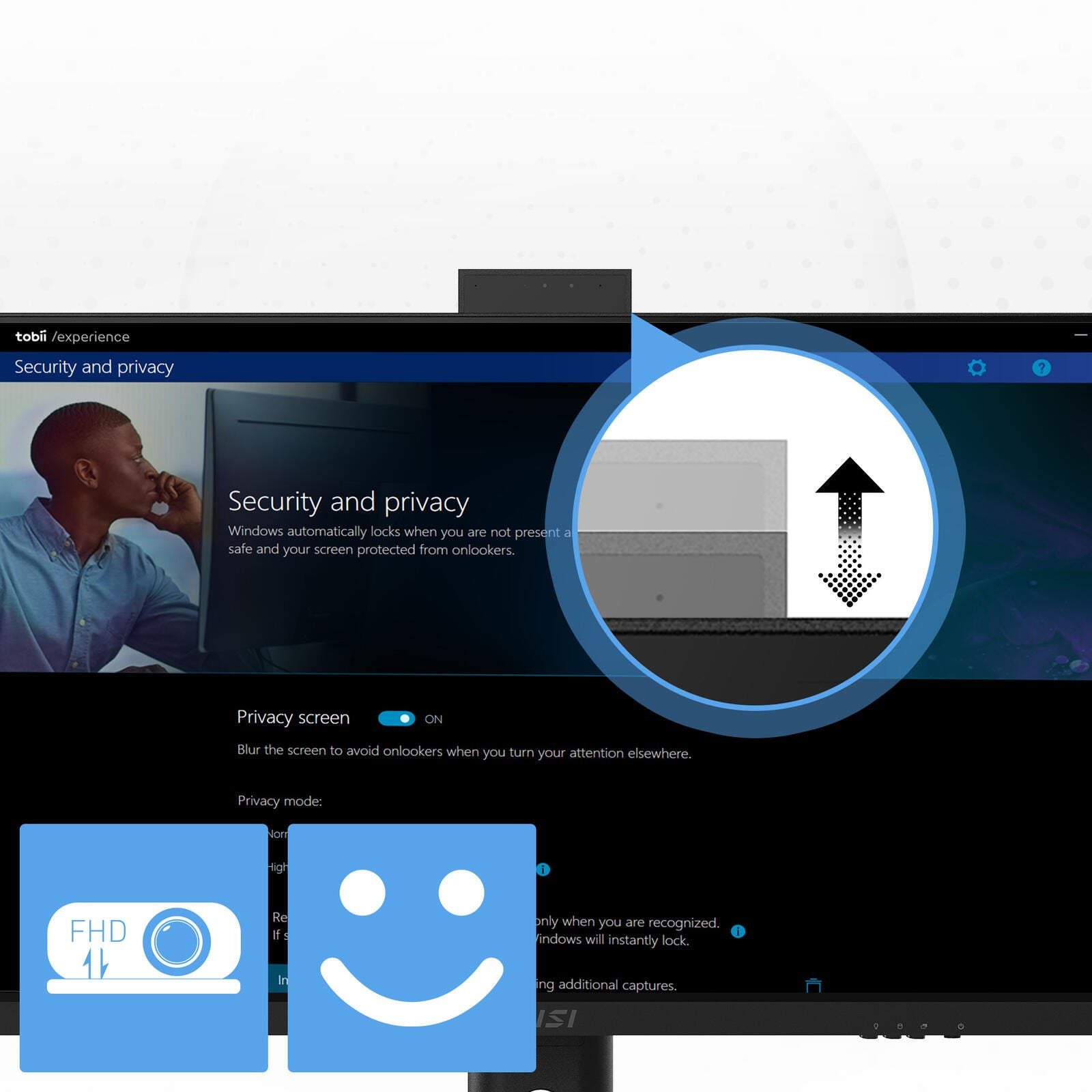 MSI Modern AM273QP AI 1UM All-in-One-PC 69cm (27') Schwarz
