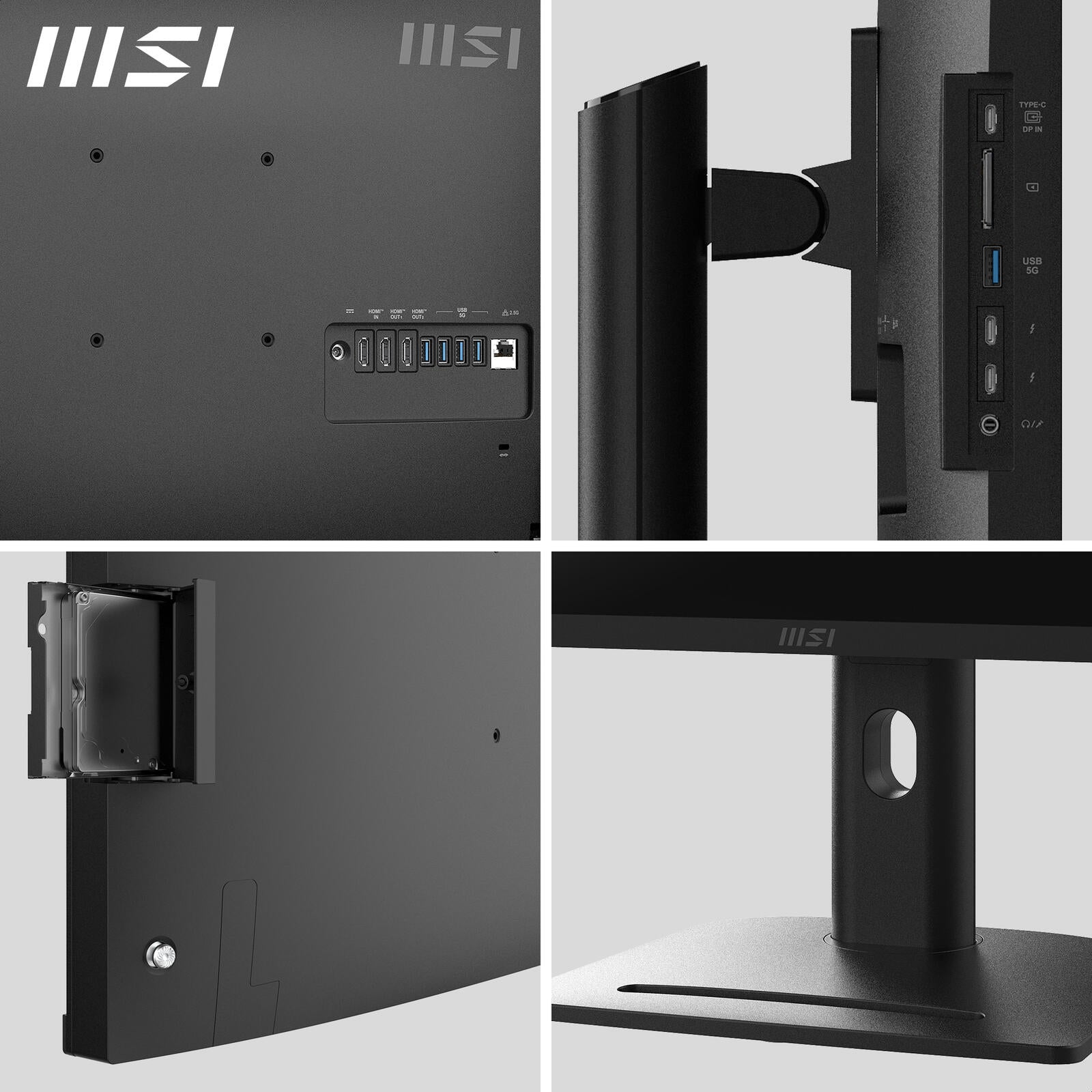 MSI Modern AM273QP AI 1UM All-in-One-PC 69cm (27') Schwarz