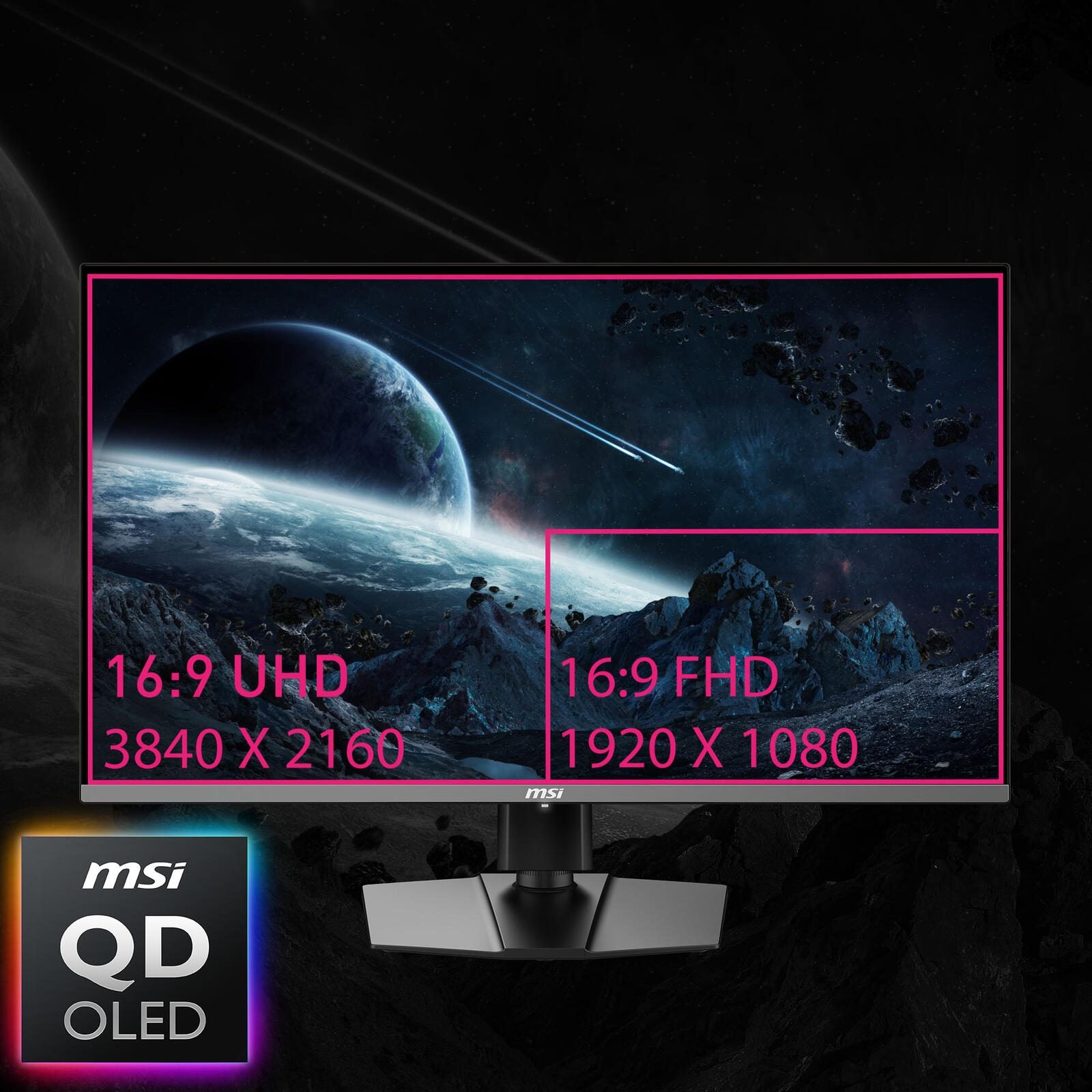 MSI MPG 272URXDE QD-OLED 4K Ultra HD Gaming Display 68,6 cm (27')