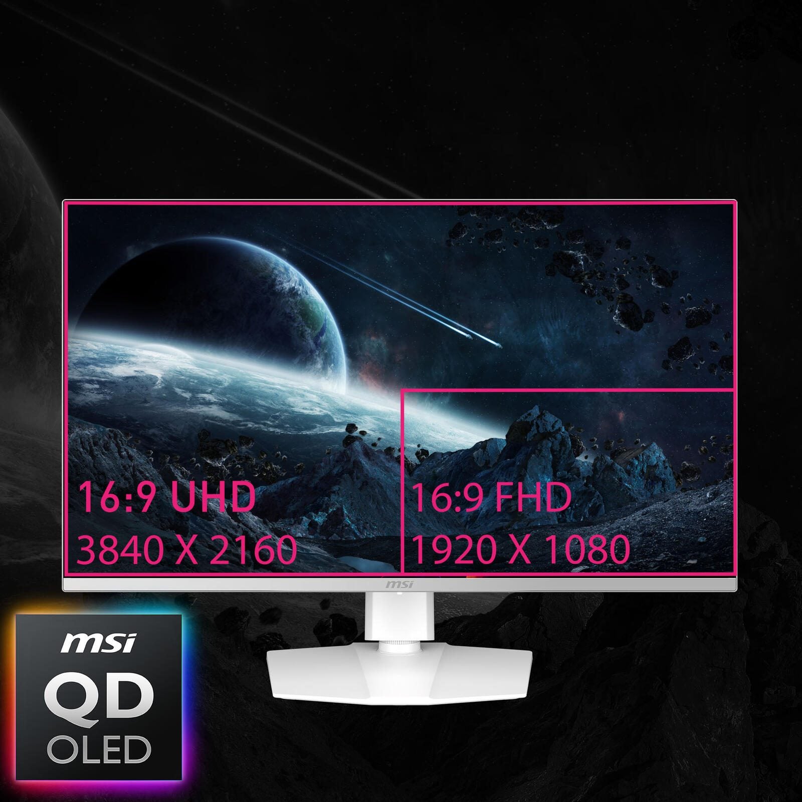 MSI MPG 321URXWDE QD-OLED 4K Ultra HD Gaming Display 80 cm (31.5')