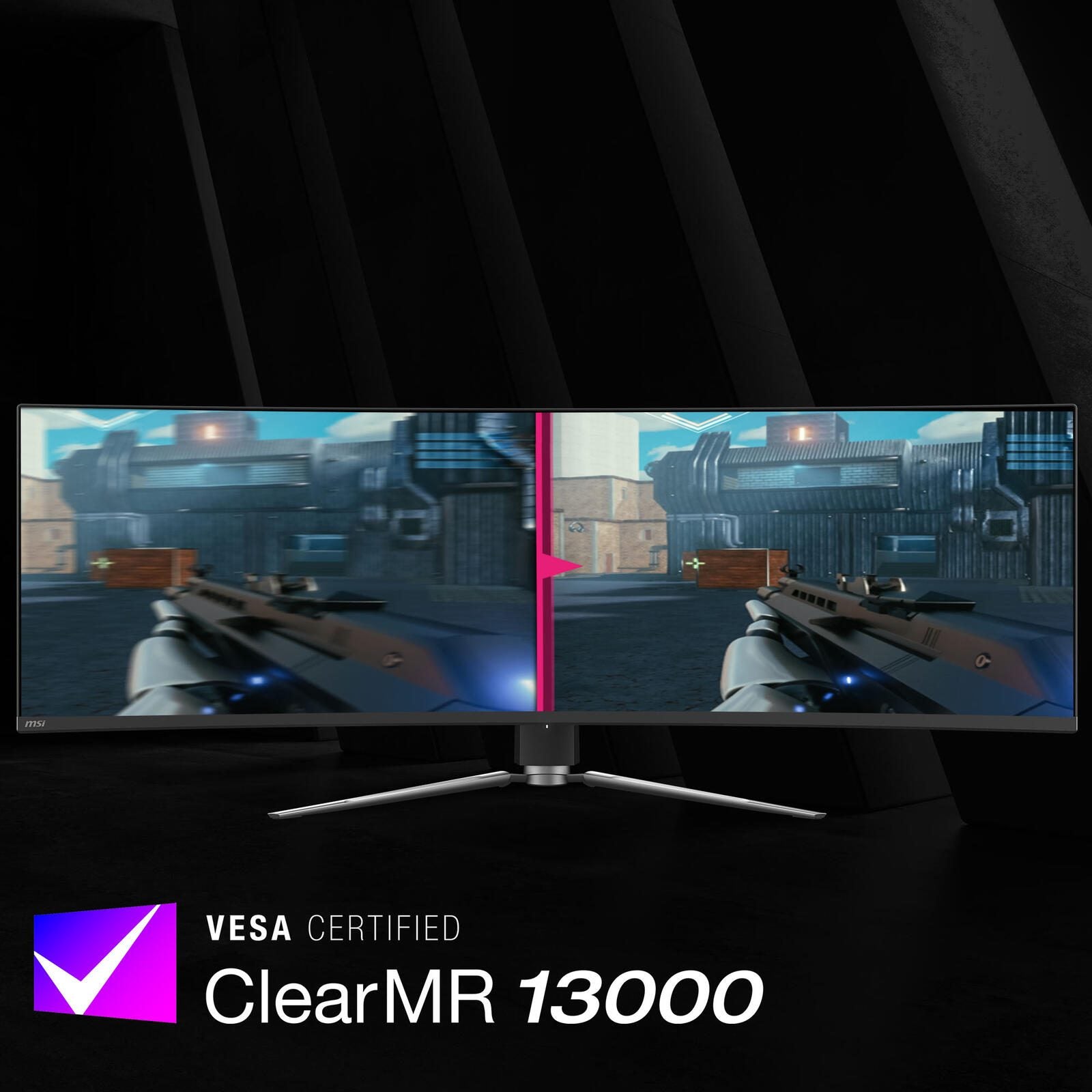 MSI MPG 491CQPXDE QD-OLED Dual QHD Curved Gaming Display 124,5 cm (49')