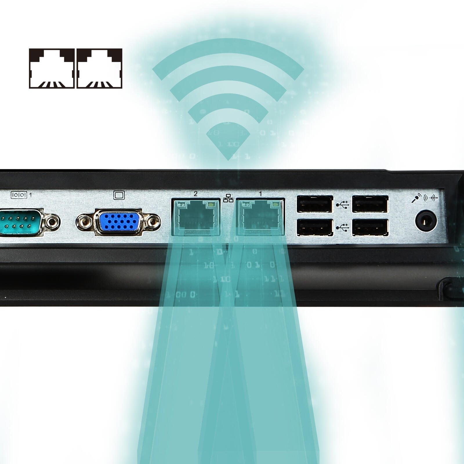 MSI PRO AP162T ADL-018XDE All-in-One-PC 40 cm (15,6') Schwarz