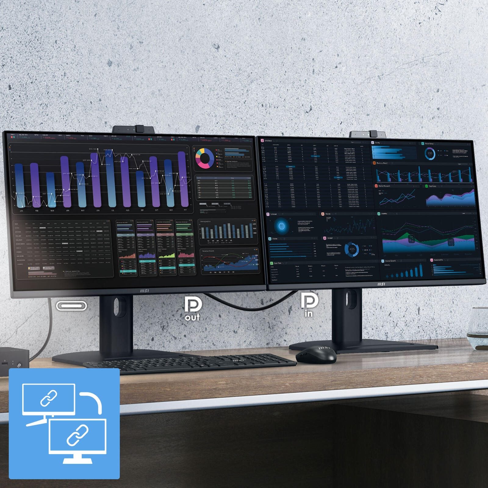 MSI PRO MP275QPDGDE WQHD 68,6 cm (27')