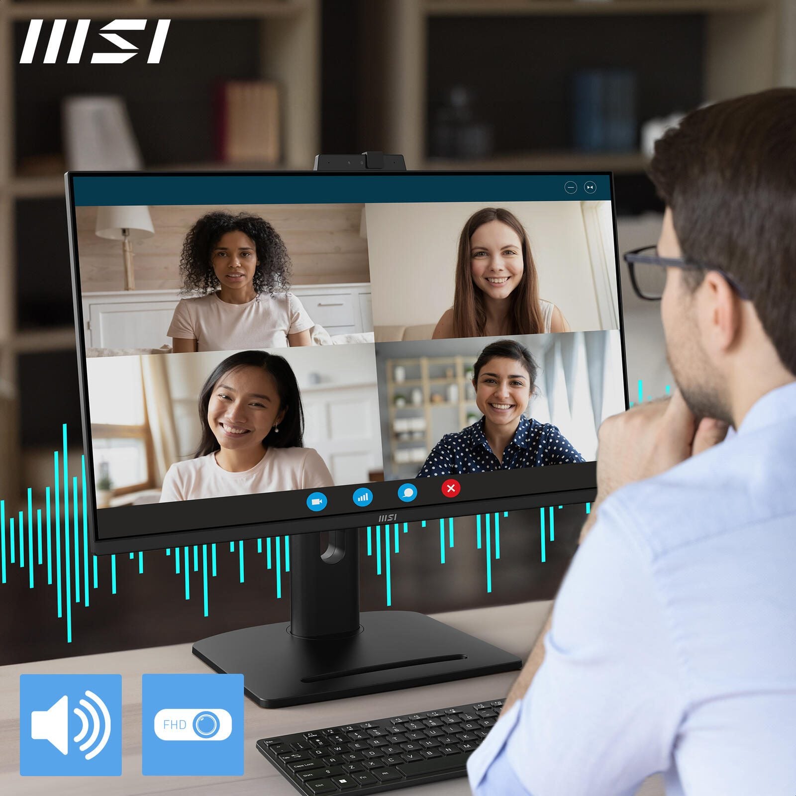MSI PRO MP275QPDGDE WQHD 68,6 cm (27')