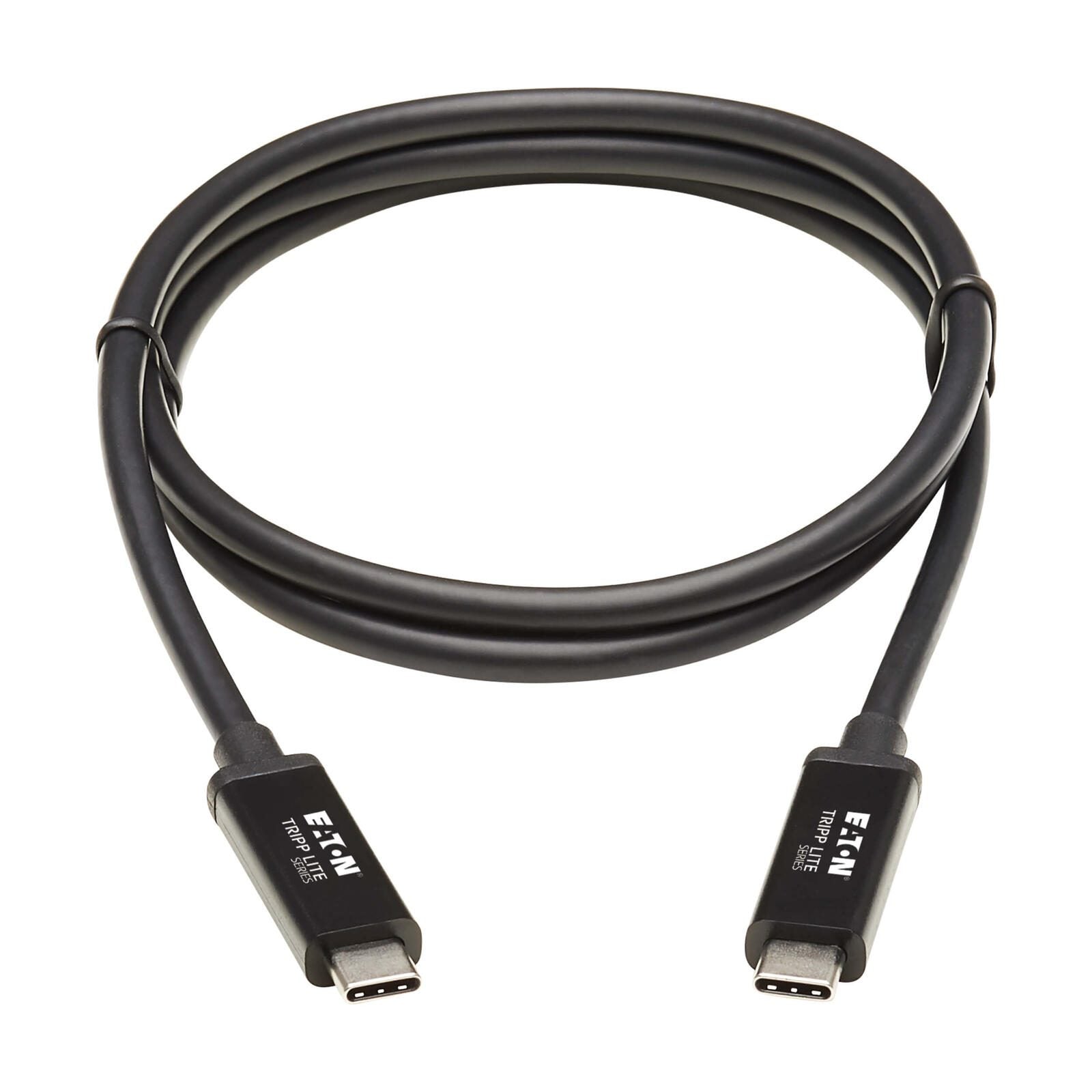 Eaton Tripp Lite Series Thunderbolt 3 USB-C Kabel 1,5m, schwarz
