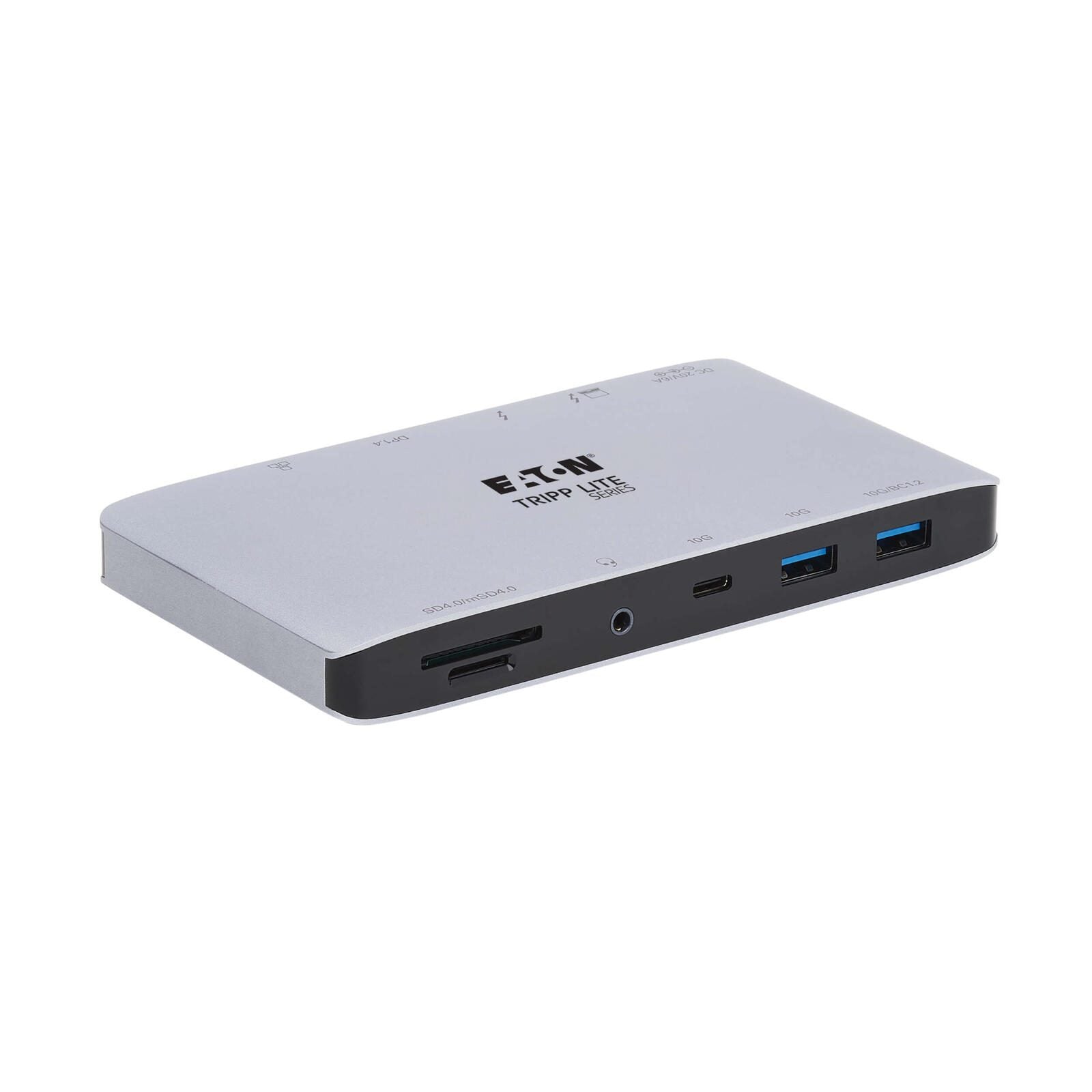 Eaton Tripp Lite Series Thunderbolt 3 Dock mit USB-C Compatibility, Dual Display - 8K DisplayPort, USB 3.2 Gen 2 10G, US