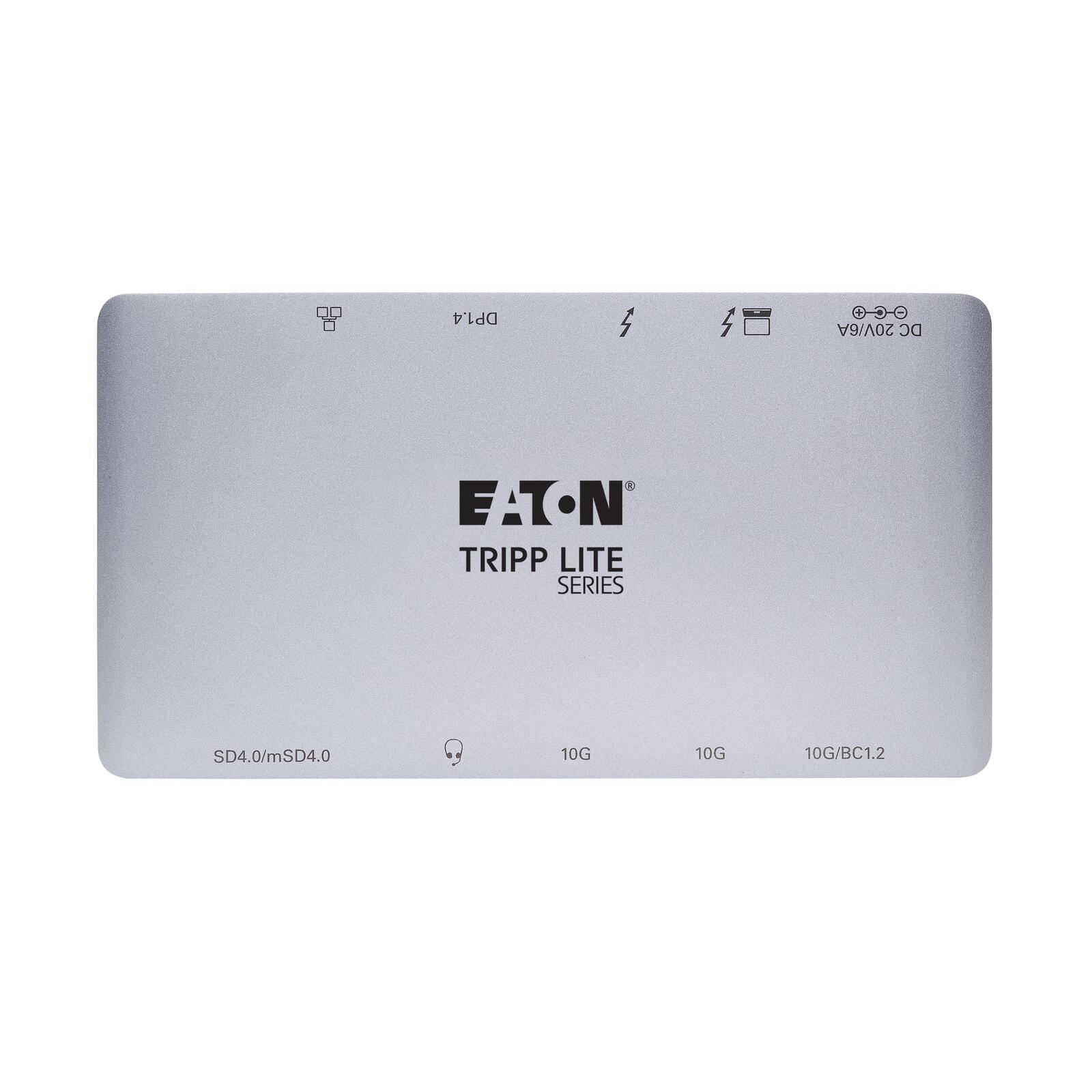 Eaton Tripp Lite Series Thunderbolt 3 Dock mit USB-C Compatibility, Dual Display - 8K DisplayPort, USB 3.2 Gen 2 10G, US