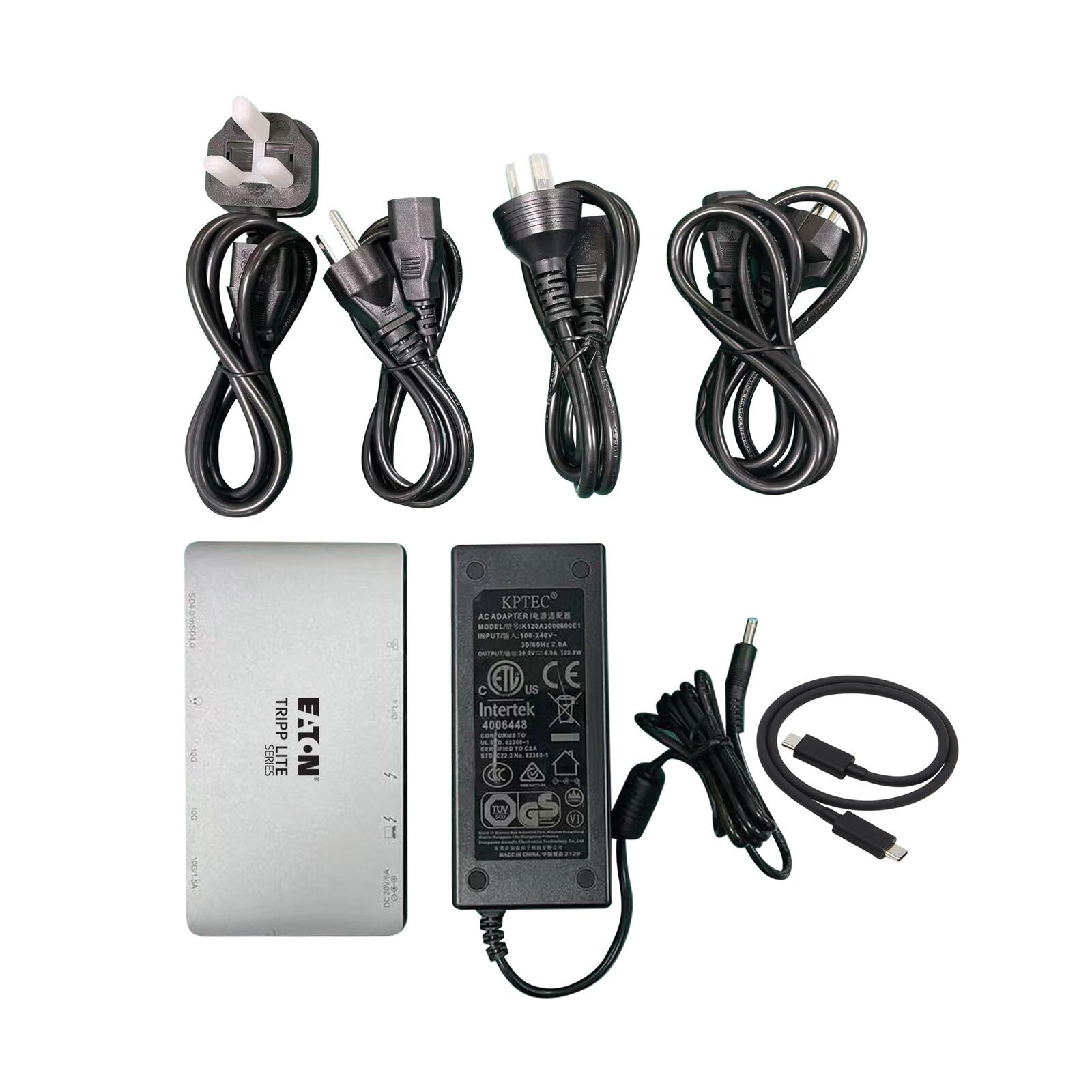 Eaton Tripp Lite Series Thunderbolt 3 Dock mit USB-C Compatibility, Dual Display - 8K DisplayPort, USB 3.2 Gen 2 10G, US