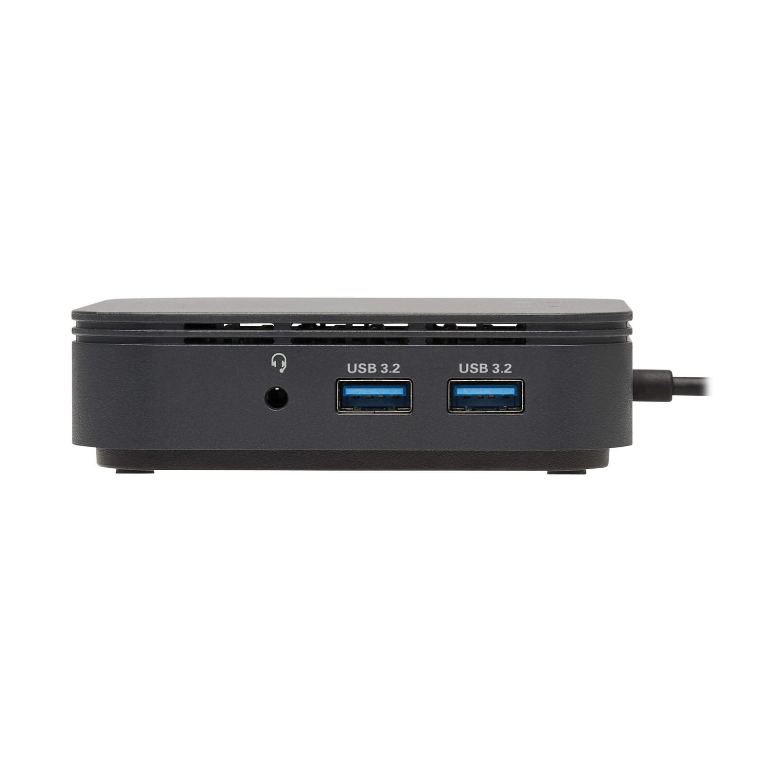 Eaton Tripp Lite Series Thunderbolt 3 Dual Monizur Docking Station - 8K/30Hz DisplayPort, 4K/60Hz HDMI, USB 3.2 Gen 2, G