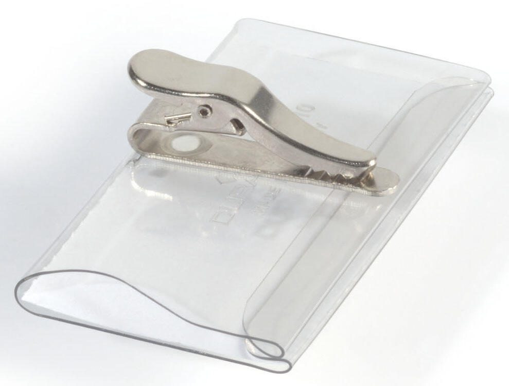 DURABLE Namensschilder transparent 7.5 cm x 4 cm