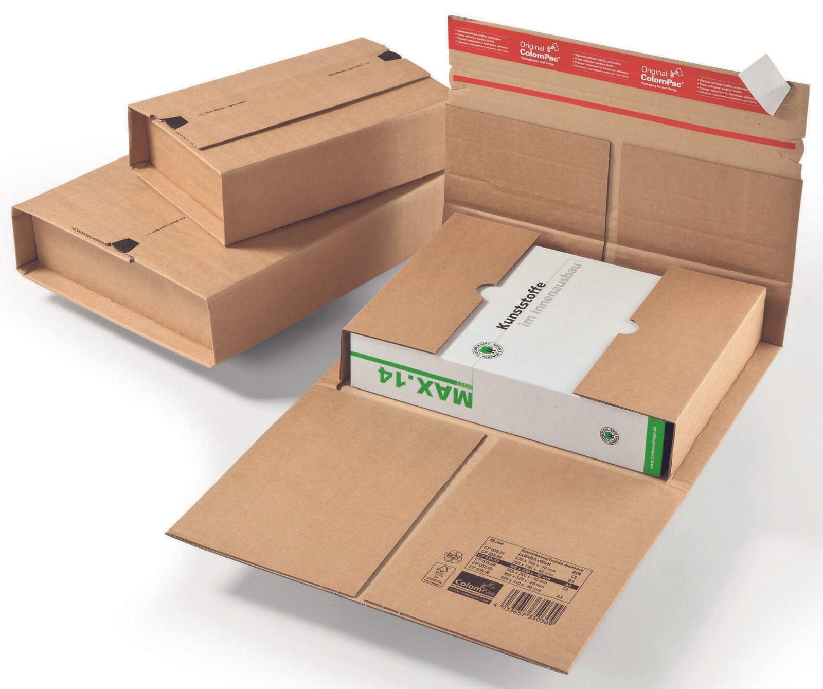 ColomPac® Buchverpackungen 36,0 x 26,5 x 9,2 cm