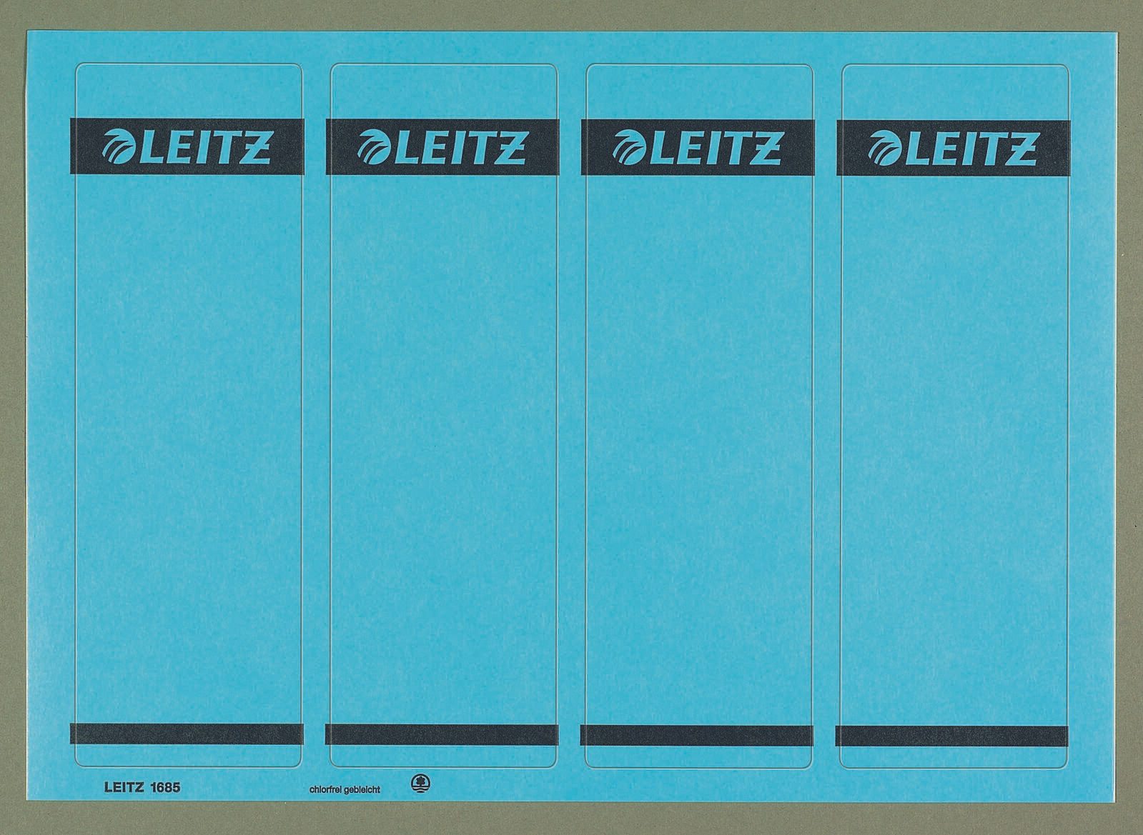 LEITZ 1685 Ordneretiketten für 8 cm Rückenbreite 61,5 x 192,0 mm