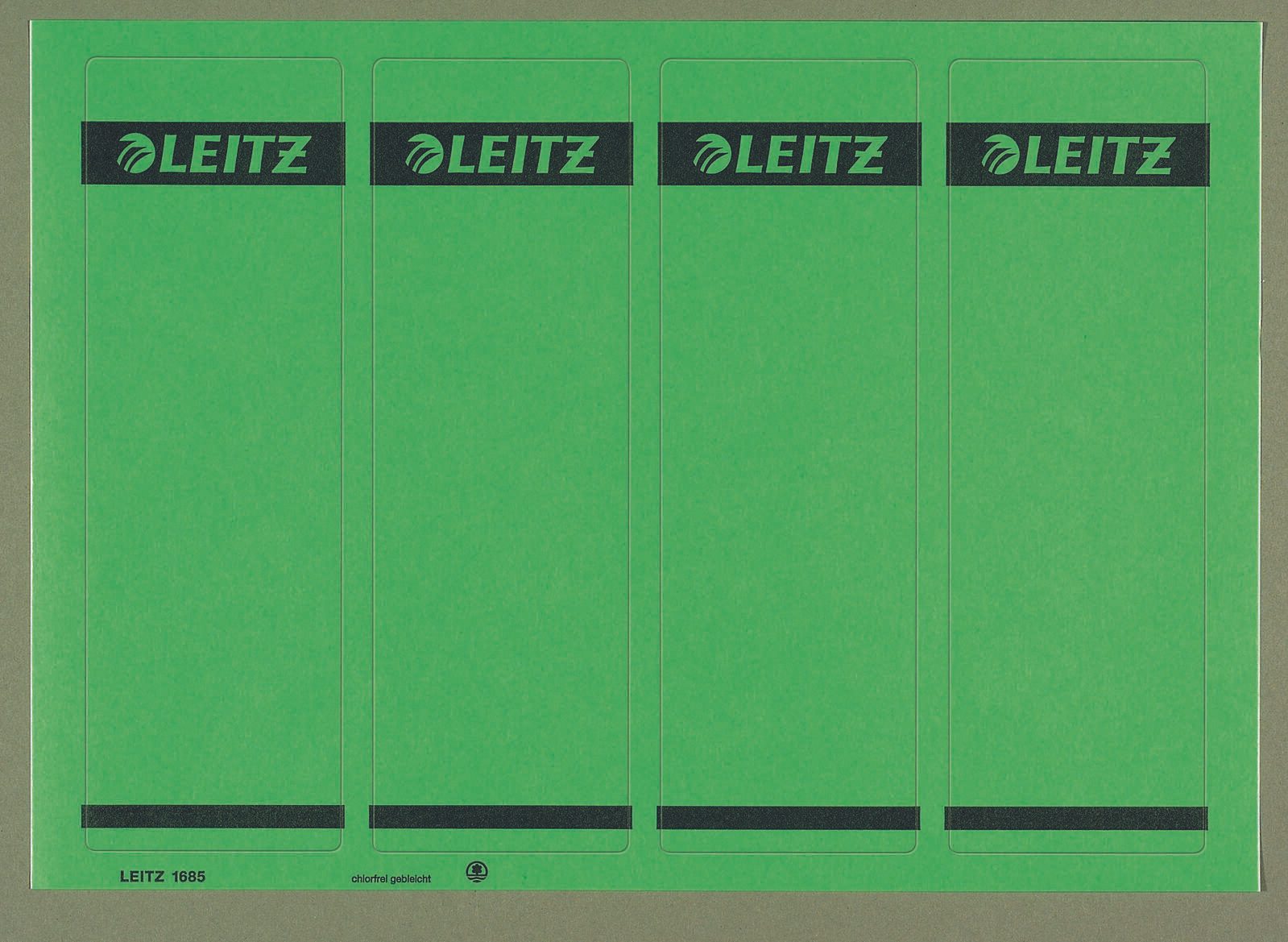 LEITZ 1685 Ordneretiketten für 8 cm Rückenbreite 61,5 x 192,0 mm