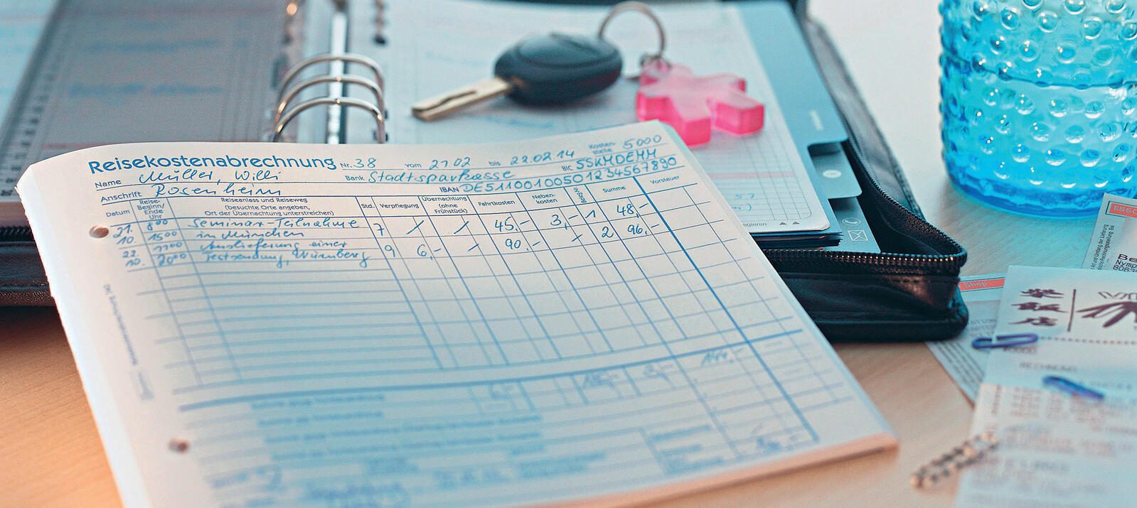 AVERY Zweckform Formularbuch Reisekostenabrechnung monatlich DIN A4 1x 50 Seiten