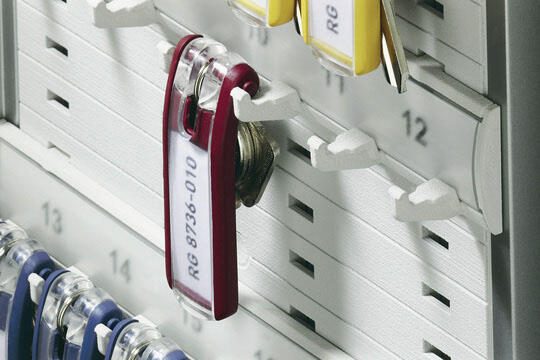 DURABLE Schlüsselkasten mit 72 Zylinderschloss alu, schwarz