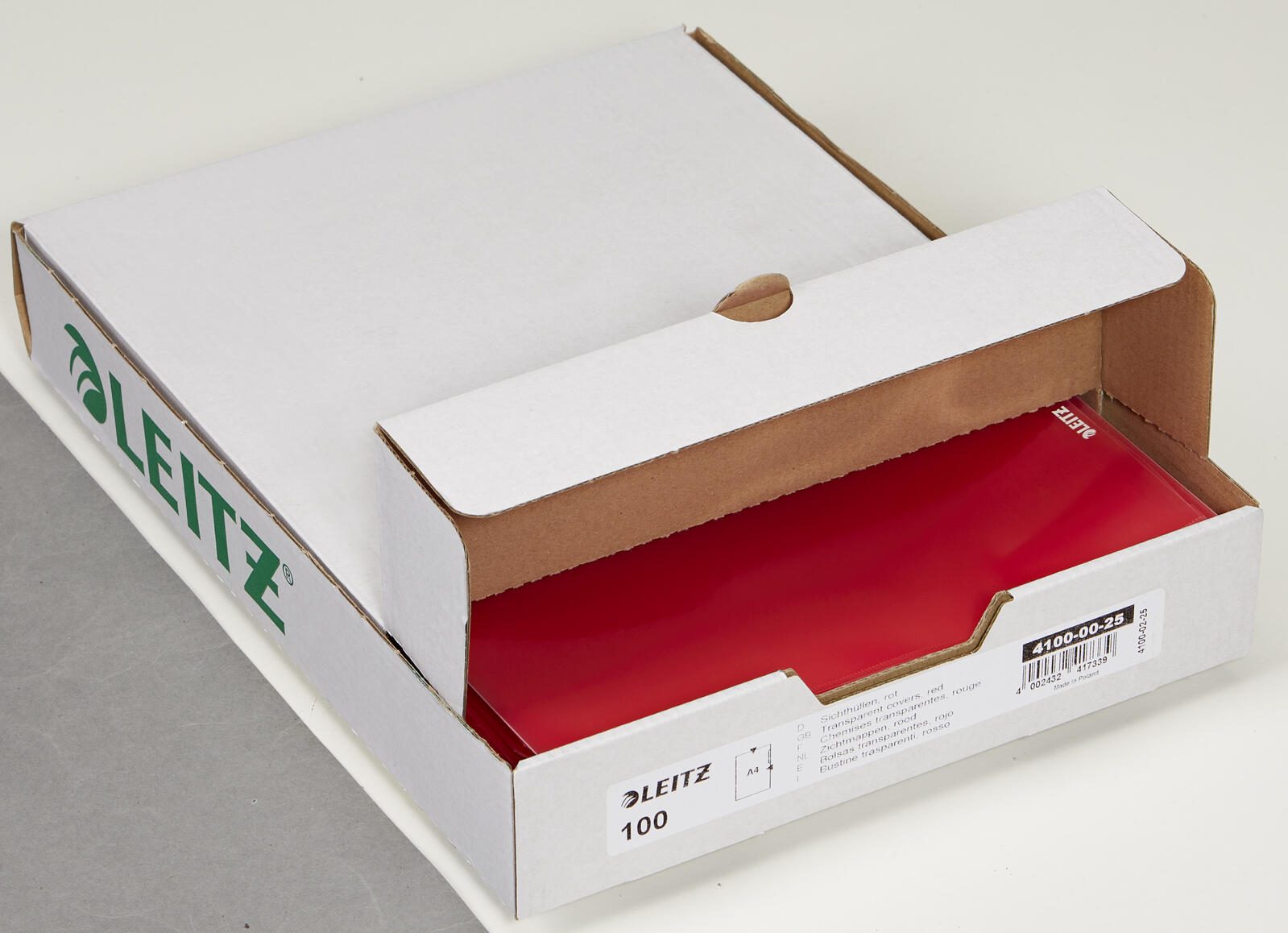 LEITZ Sichthüllen DIN A4 glatt 0.15 mm