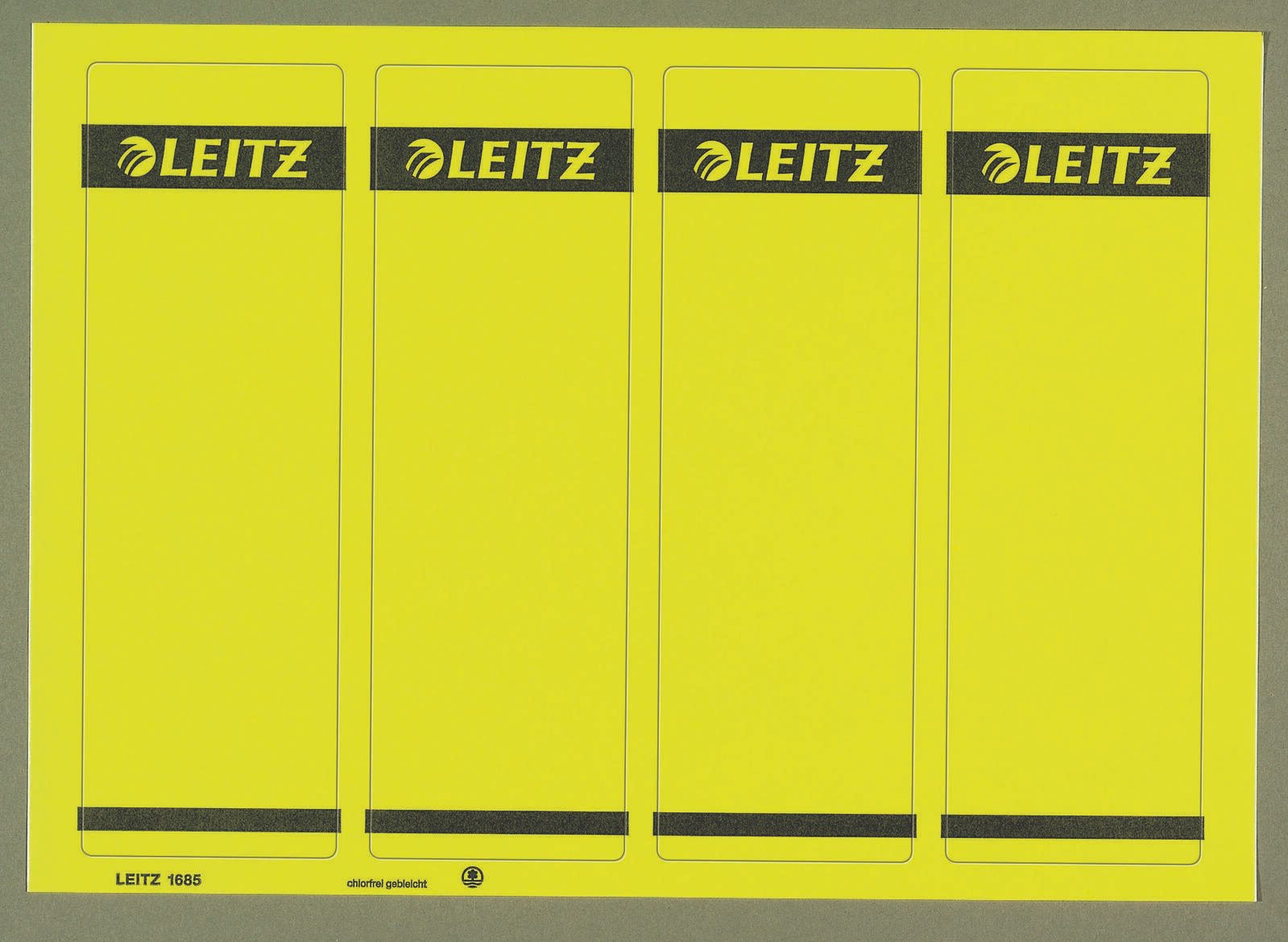LEITZ 1685 Ordneretiketten für 8 cm Rückenbreite 61,5 x 192,0 mm