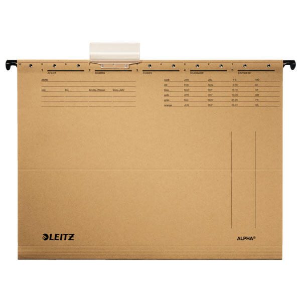 LEITZ ALPHA® 1915 Hängemappen naturbraun