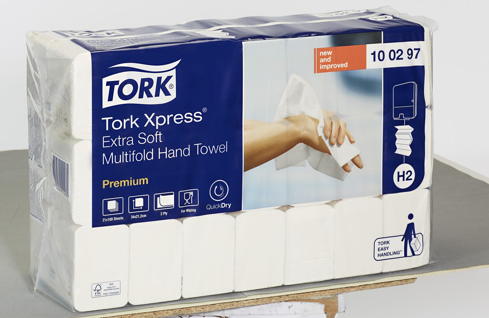 TORK Papierhandtücher Xpress® H2 Premium Extra Soft 2-lagig