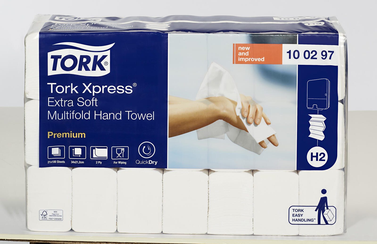 TORK Papierhandtücher Xpress® H2 Premium Extra Soft 2-lagig