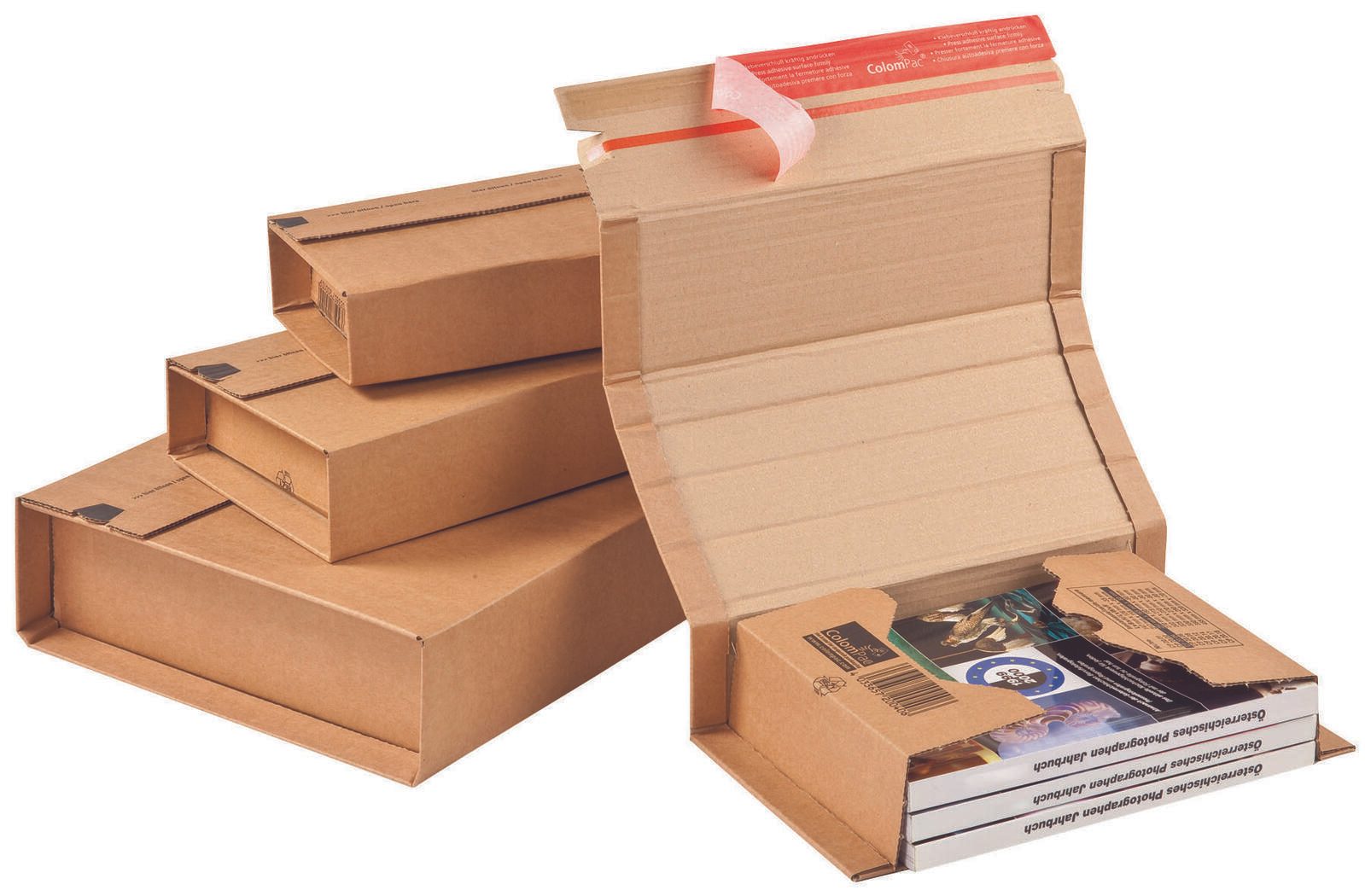 ColomPac® Buchverpackungen 14,7 x 12,6 x 5,5 cm