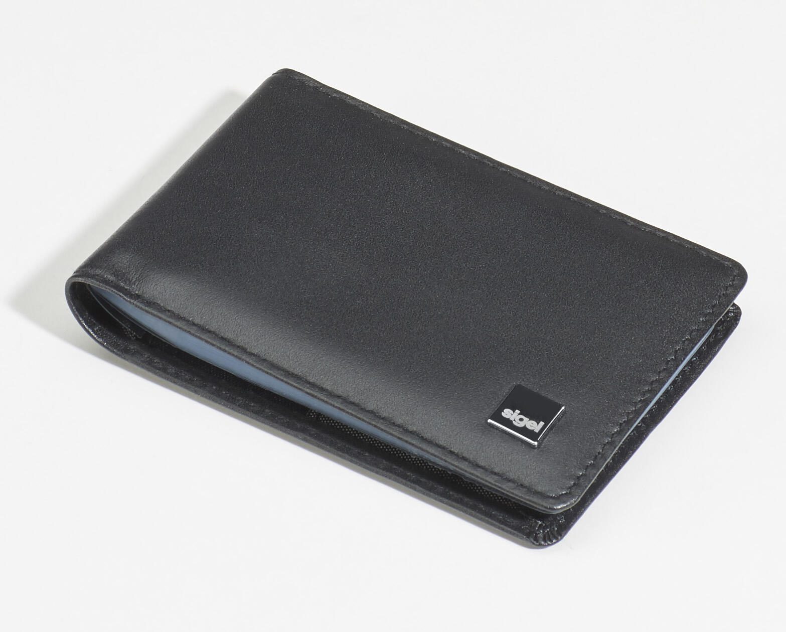 SIGEL Visitenkartenmäppchen 110 x 16 x 75 mm schwarz