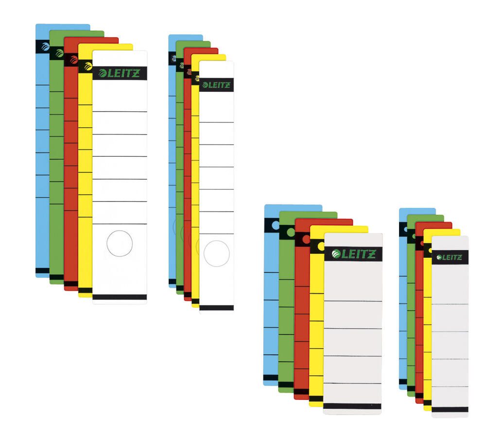 LEITZ 1643 Ordneretiketten für 5.2 cm Rückenbreite 39,0 x 192,0 mm